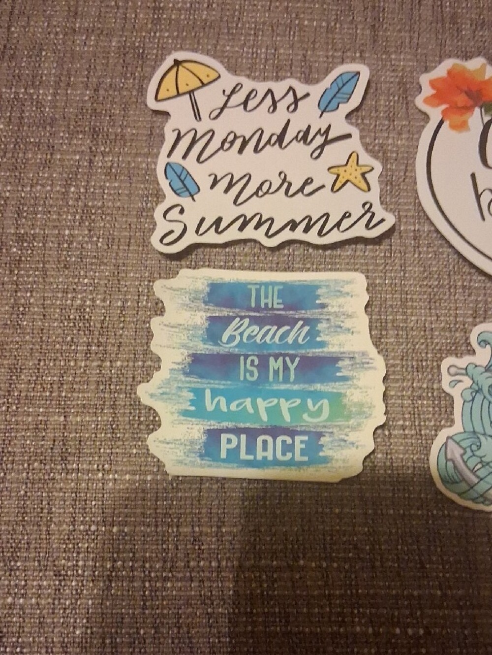 Beach-Themed Sticker Set - Multicolor - Picture 2 of 4